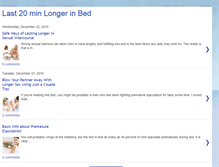 Tablet Screenshot of last20minlongerinbed.blogspot.com