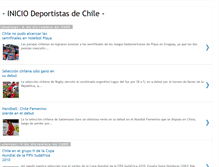Tablet Screenshot of deportistasdechile.blogspot.com