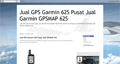 Desktop Screenshot of jualgpsmap62s.blogspot.com