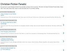 Tablet Screenshot of christianfictionfanatic.blogspot.com