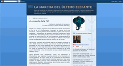 Desktop Screenshot of elultimoelefante.blogspot.com
