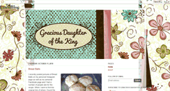 Desktop Screenshot of graciousdaughteroftheking.blogspot.com