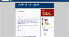 Desktop Screenshot of gfoabcdiscussionboard.blogspot.com