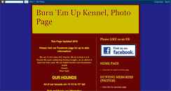 Desktop Screenshot of burnemupkennelsphotos.blogspot.com