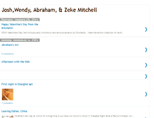 Tablet Screenshot of joshandwendymitchell.blogspot.com
