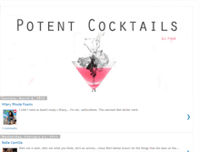 Tablet Screenshot of potentcocktails.blogspot.com