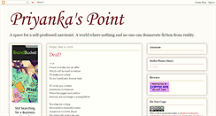 Desktop Screenshot of priyankas-point.blogspot.com