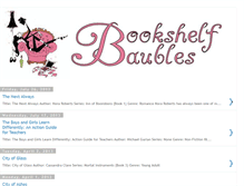 Tablet Screenshot of bookshelfbaubles.blogspot.com