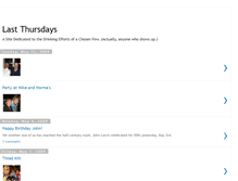 Tablet Screenshot of last-thursdays.blogspot.com
