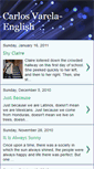 Mobile Screenshot of carlosvarela-english.blogspot.com