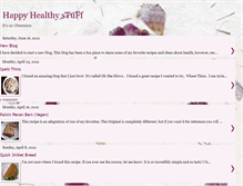 Tablet Screenshot of happyhealthystuff.blogspot.com