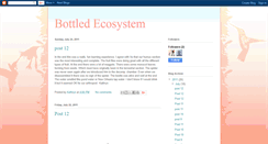 Desktop Screenshot of bottledecosystem.blogspot.com