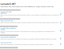 Tablet Screenshot of lanzadorx.blogspot.com