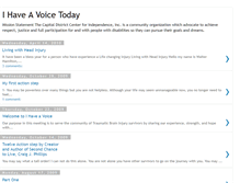 Tablet Screenshot of ihaveavoice2day.blogspot.com