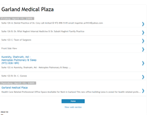 Tablet Screenshot of garlandmedicalplaza.blogspot.com