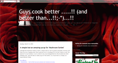 Desktop Screenshot of guyscookbetter.blogspot.com