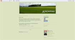 Desktop Screenshot of agrowmax.blogspot.com