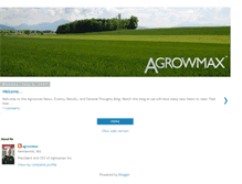 Tablet Screenshot of agrowmax.blogspot.com