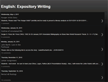 Tablet Screenshot of expositoryenglish.blogspot.com