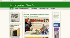 Desktop Screenshot of participacioncoruna.blogspot.com