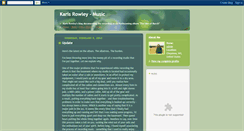 Desktop Screenshot of karisrowley-music.blogspot.com