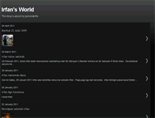 Tablet Screenshot of irfansyaqir.blogspot.com