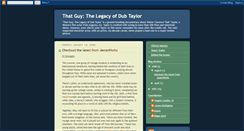 Desktop Screenshot of dubtaylor.blogspot.com