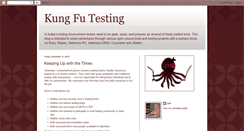 Desktop Screenshot of kungfutesting.blogspot.com