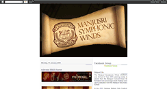 Desktop Screenshot of mjrsymphonicwinds.blogspot.com