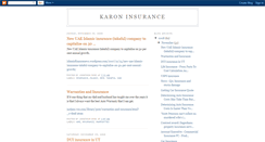 Desktop Screenshot of karoninsurance.blogspot.com