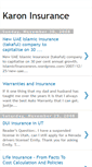 Mobile Screenshot of karoninsurance.blogspot.com