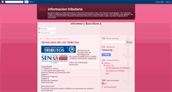 Desktop Screenshot of informaciontributaria-re.blogspot.com