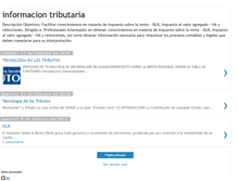 Tablet Screenshot of informaciontributaria-re.blogspot.com