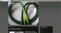 Desktop Screenshot of lavidaveggie.blogspot.com