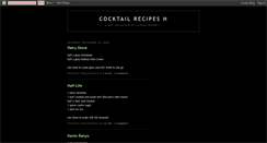 Desktop Screenshot of cocktailrecipesh.blogspot.com