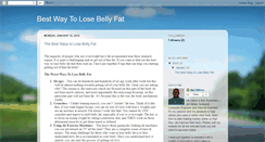 Desktop Screenshot of bestwaystolosebellyfat.blogspot.com