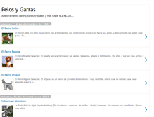 Tablet Screenshot of pelos-garras.blogspot.com