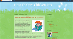 Desktop Screenshot of how-to-cure-chicken-pox.blogspot.com