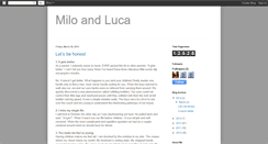 Desktop Screenshot of miloandluca.blogspot.com