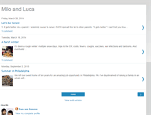 Tablet Screenshot of miloandluca.blogspot.com