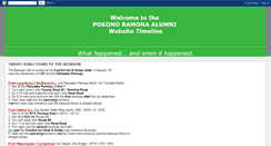 Desktop Screenshot of pokono-ramona-timeline.blogspot.com