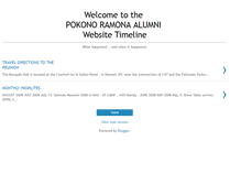 Tablet Screenshot of pokono-ramona-timeline.blogspot.com