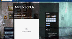 Desktop Screenshot of advancedbcn.blogspot.com