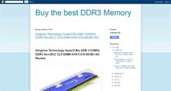 Desktop Screenshot of ddr3memorys.blogspot.com