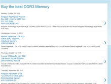 Tablet Screenshot of ddr3memorys.blogspot.com