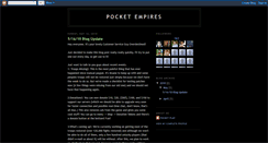 Desktop Screenshot of pocketempires.blogspot.com