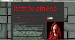 Desktop Screenshot of lettureamene.blogspot.com