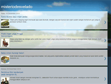 Tablet Screenshot of misteriodesvelado.blogspot.com