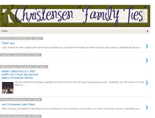 Tablet Screenshot of christensenfamilyties.blogspot.com
