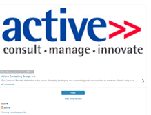 Tablet Screenshot of activeconsulting.blogspot.com